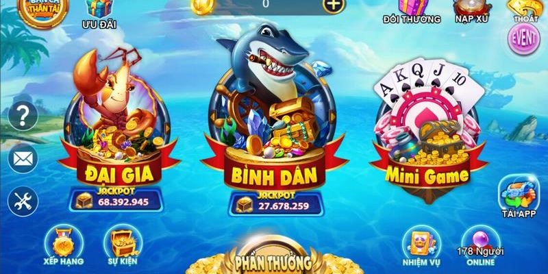 Đa dạng phiên bản bắn các Jackpot