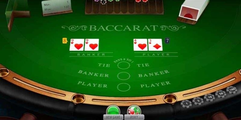 Hướng dẫn chơi Baccarat online 